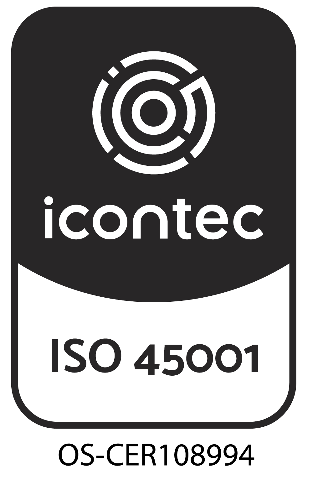 Certificado ISO 45001